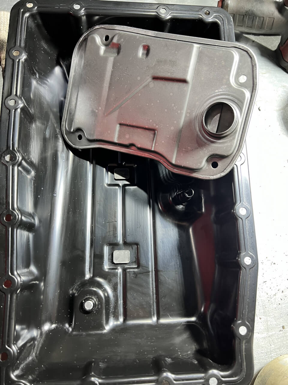 Чистые детали АКПП после мойки