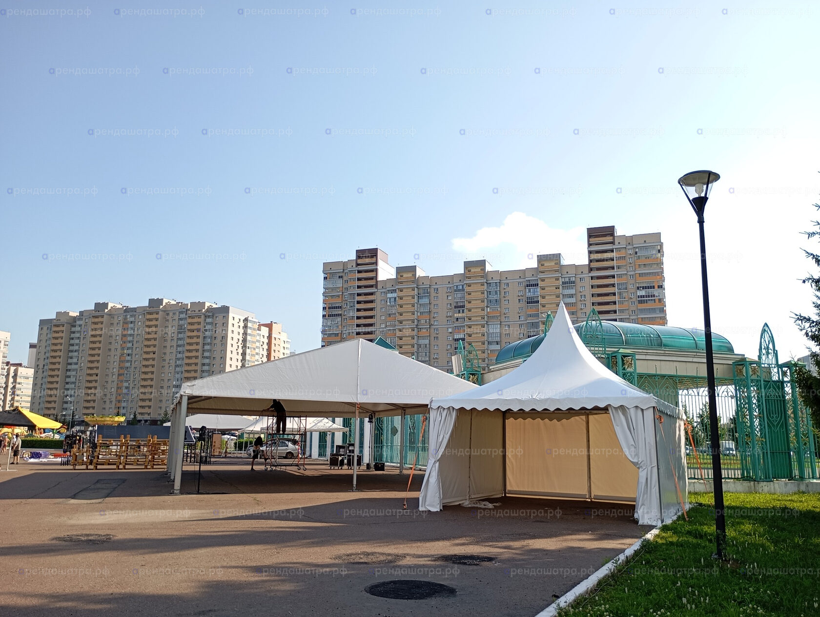 Шатры на корпоративном мероприятии на Ипподроме в Казани, фото&nbsp;1