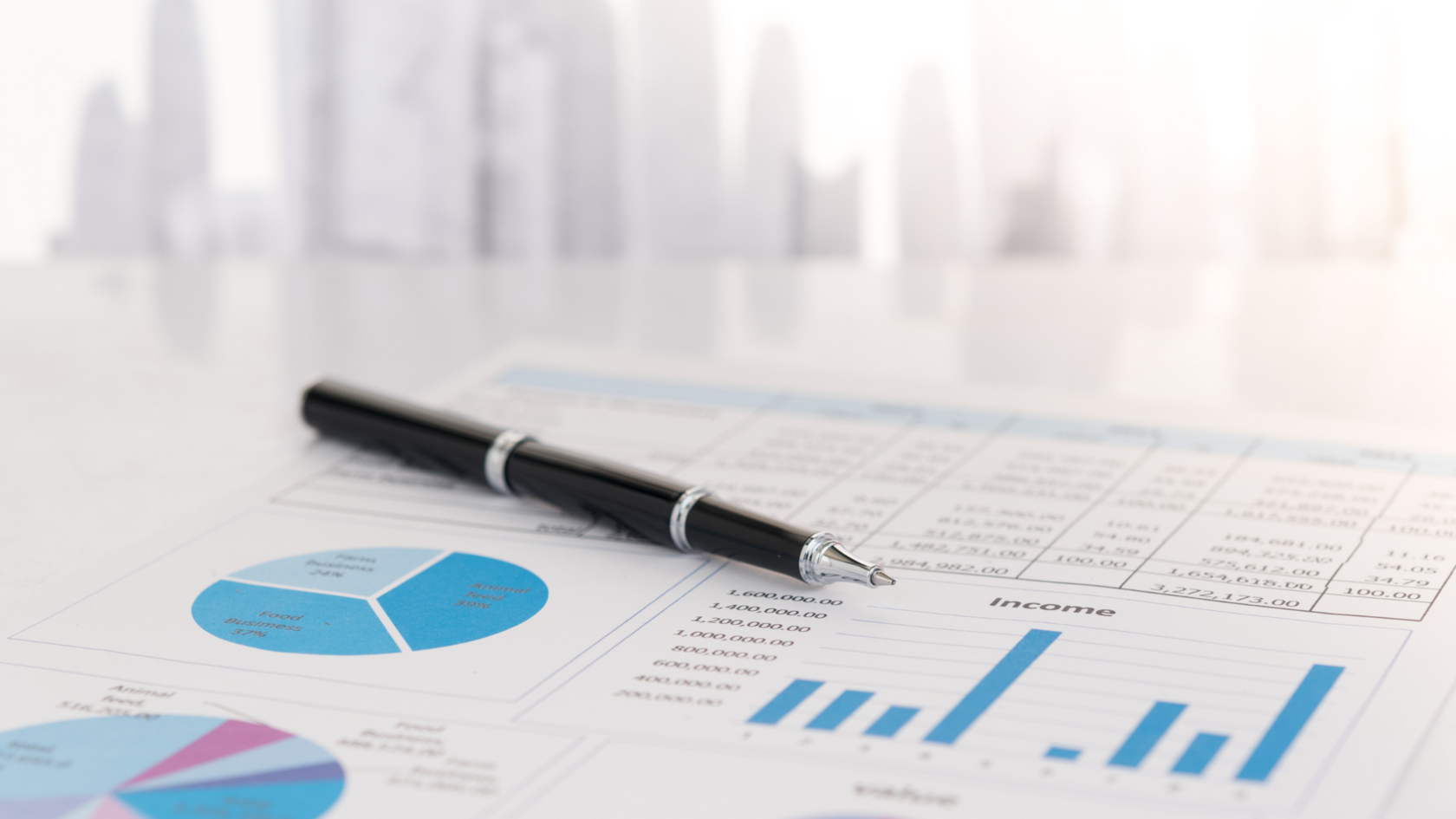 A financial report indicating a Quality of Earnings, or QoE, report.