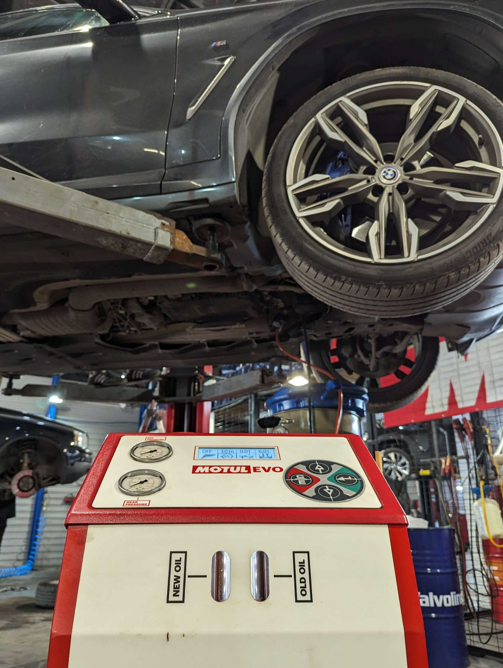 Проверка давления и состояния масла