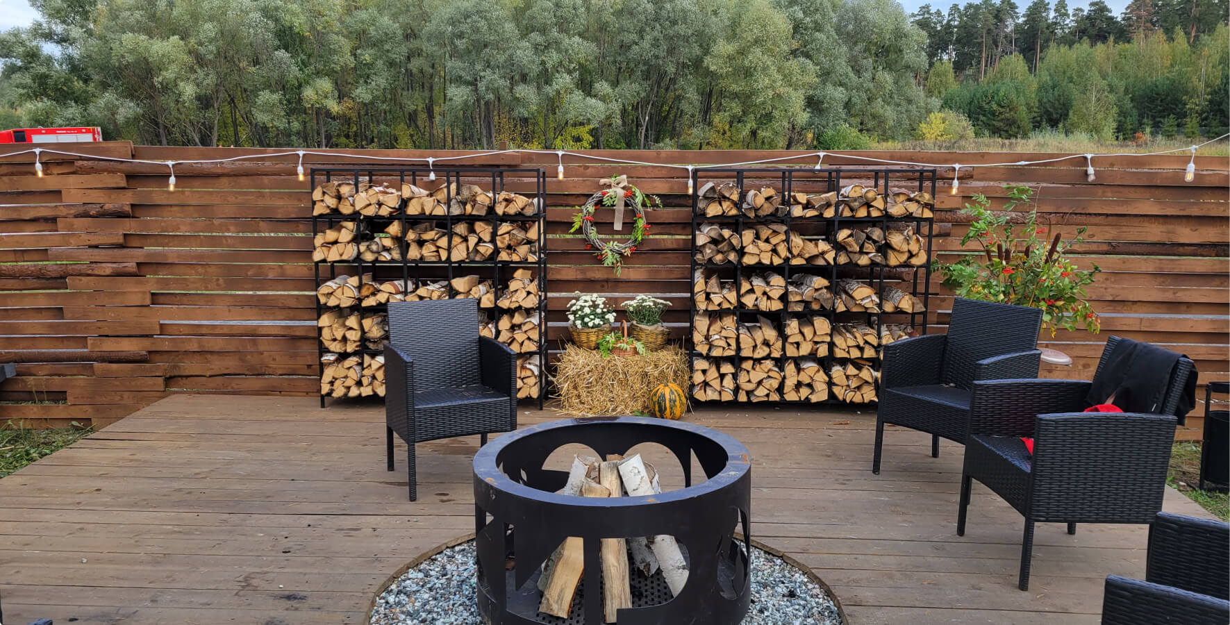 красивая зона отдыха