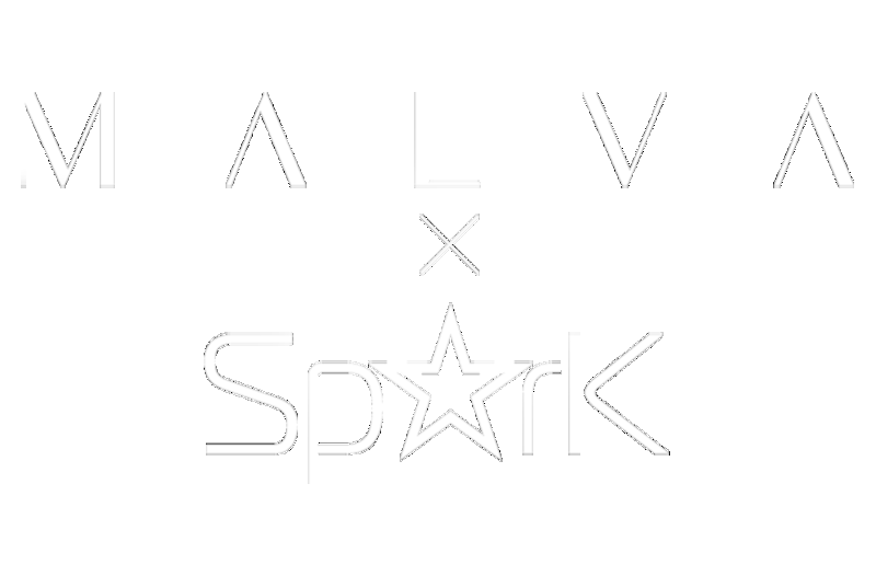 MALVA x Spark — логотип коллаборации