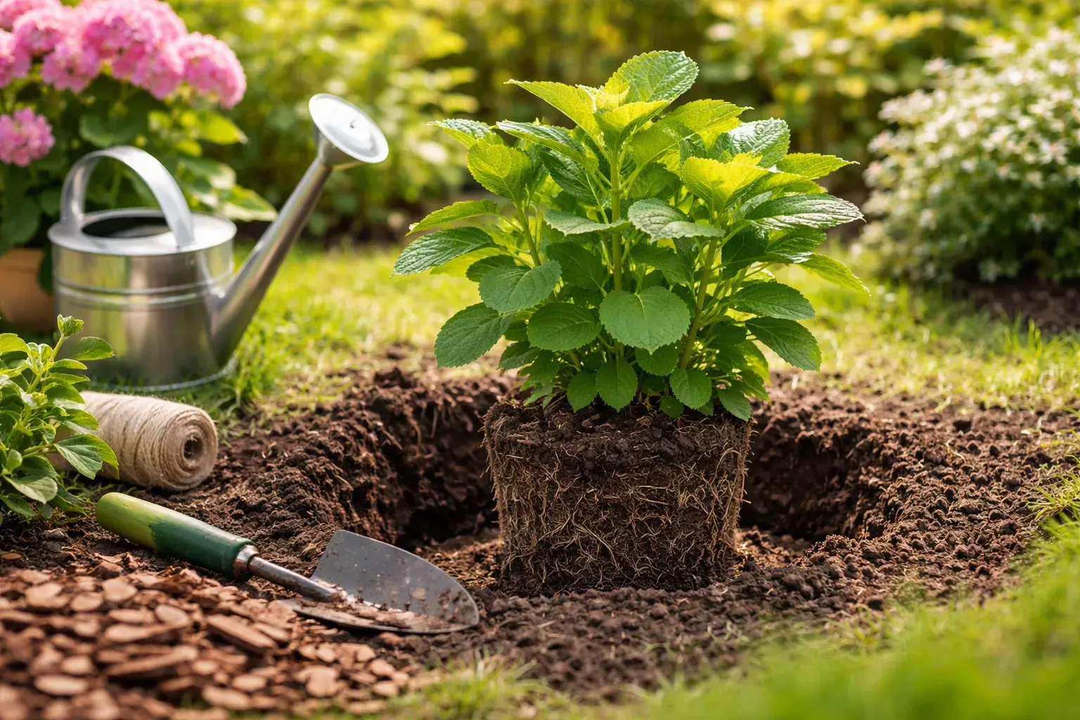 Посадка гортензии весной