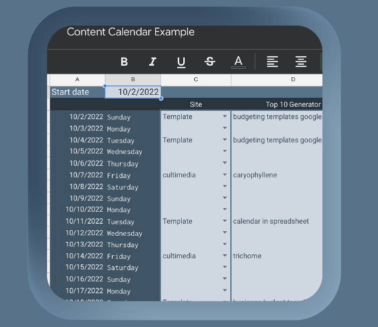 How a Google Sheets Content Calendar Will Help You Create Better How a Google Sheets Content Calendar Will Help You Create Better