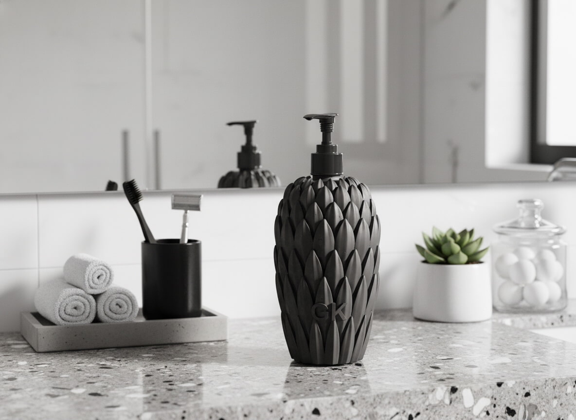 дизайнерский дозатор из бетона 