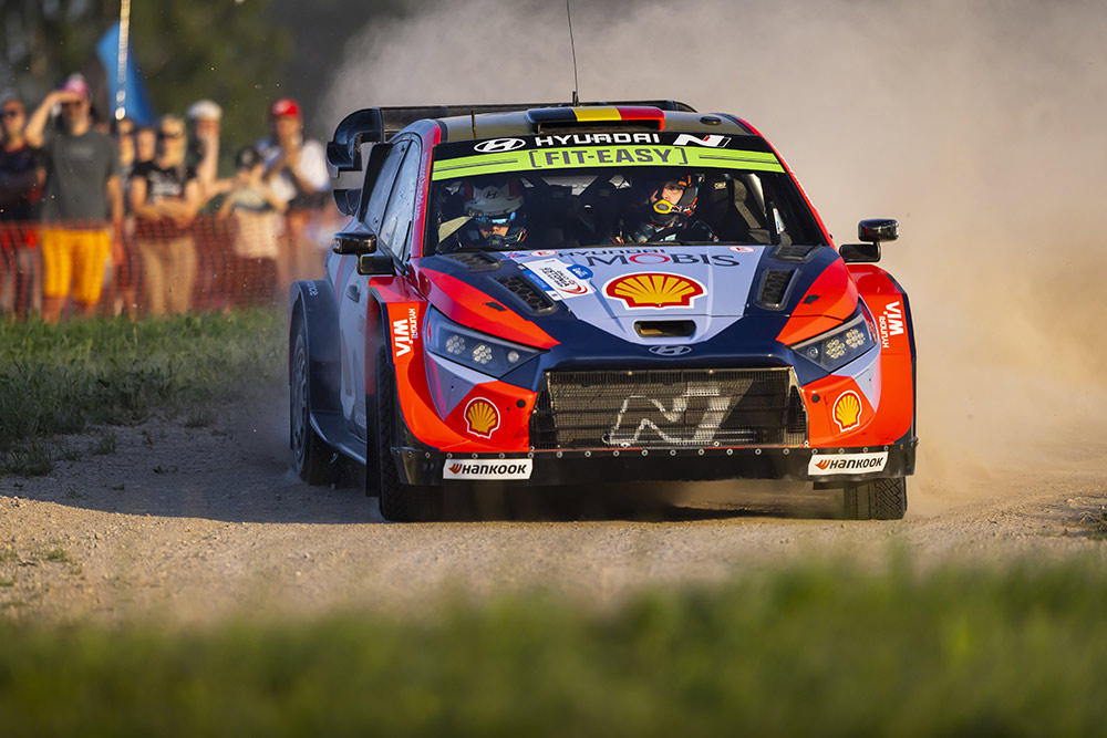 Тьерри Невилль и Мартейн Видаге, Hyundai i20 N Rally1 (ALZ WR 930), ралли Эстония 2025 / Фото: Hyundai Motorsport