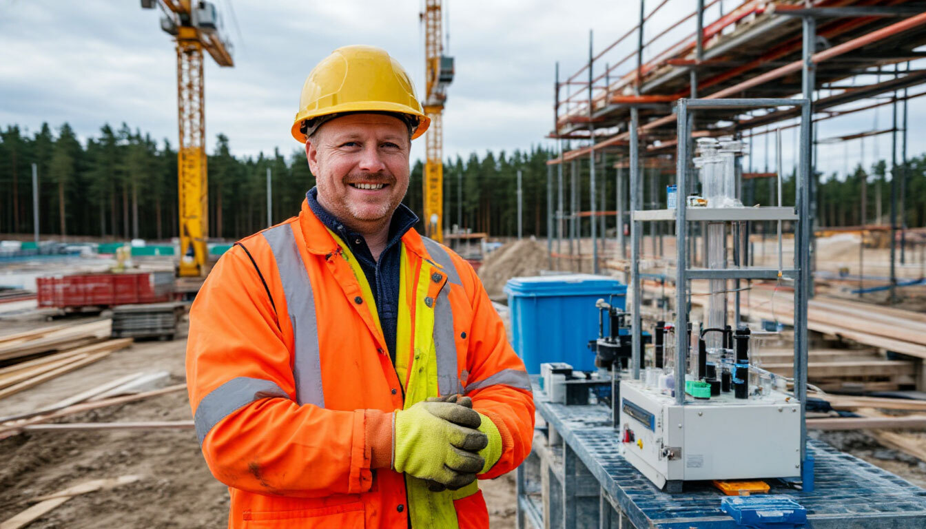 Лабораторный пост на строительном объекте | Стройтест