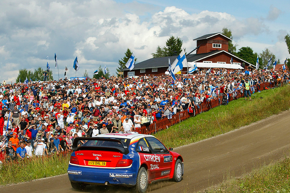 Себастьен Лёб и Даниэль Элена, Citroën Xsara WRC (173 DAL 78), ралли Финляндия 2005/Фото: Citroën Communication