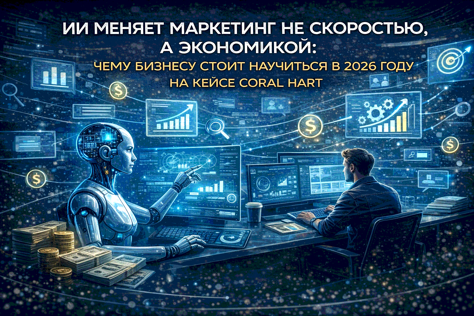 ИИ МЕНЯЕТ МАРКЕТИНГ НЕ СКОРОСТЬЮ, А ЭКОНОМИКОЙ: ЧЕМУ БИЗНЕСУ СТОИТ НАУЧИТЬСЯ В 2026 ГОДУ НА КЕЙСЕ CORAL HART