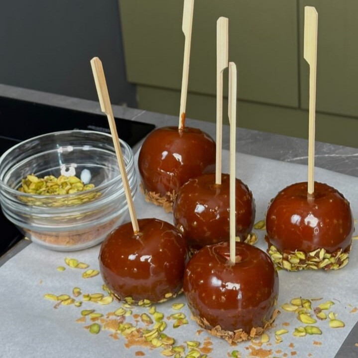 Блюдо: Яблоки в карамели