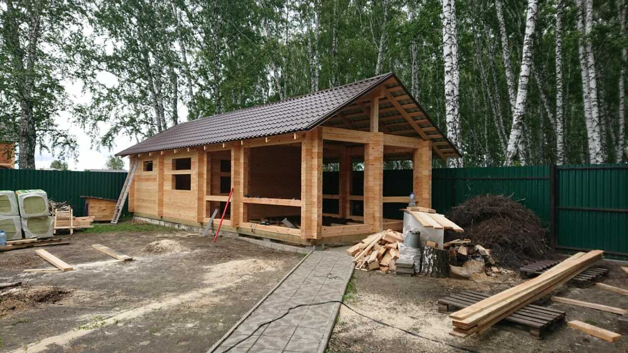 Сибирский дом леса профилированный брус