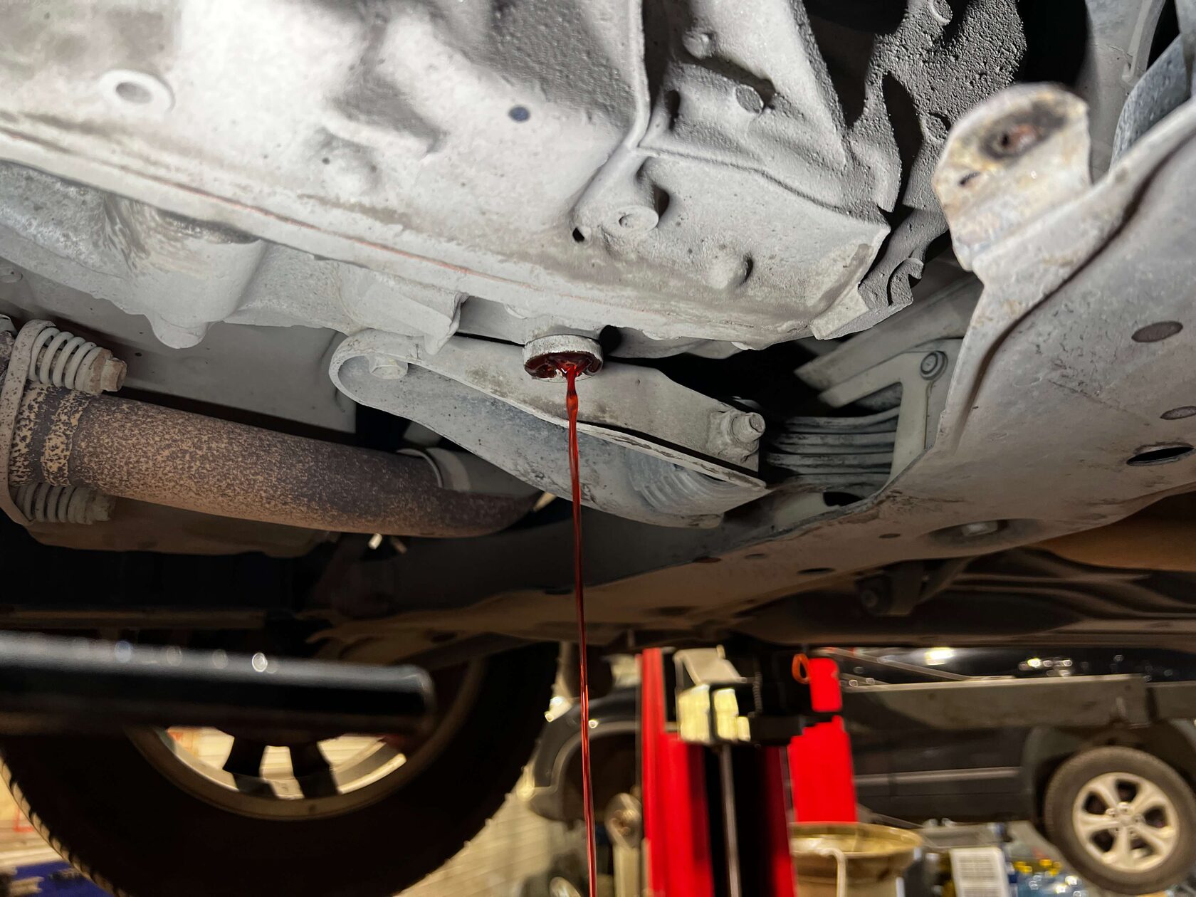 Выставление уровня масла Suzuki SX4