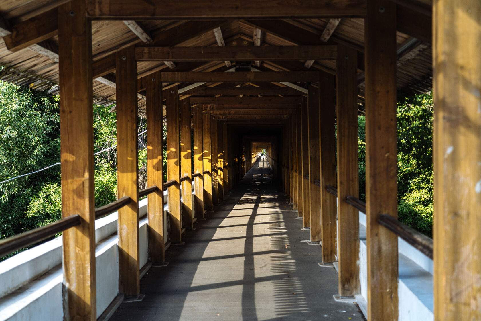 Ростокинский акведук. Современный вид пешеходного моста