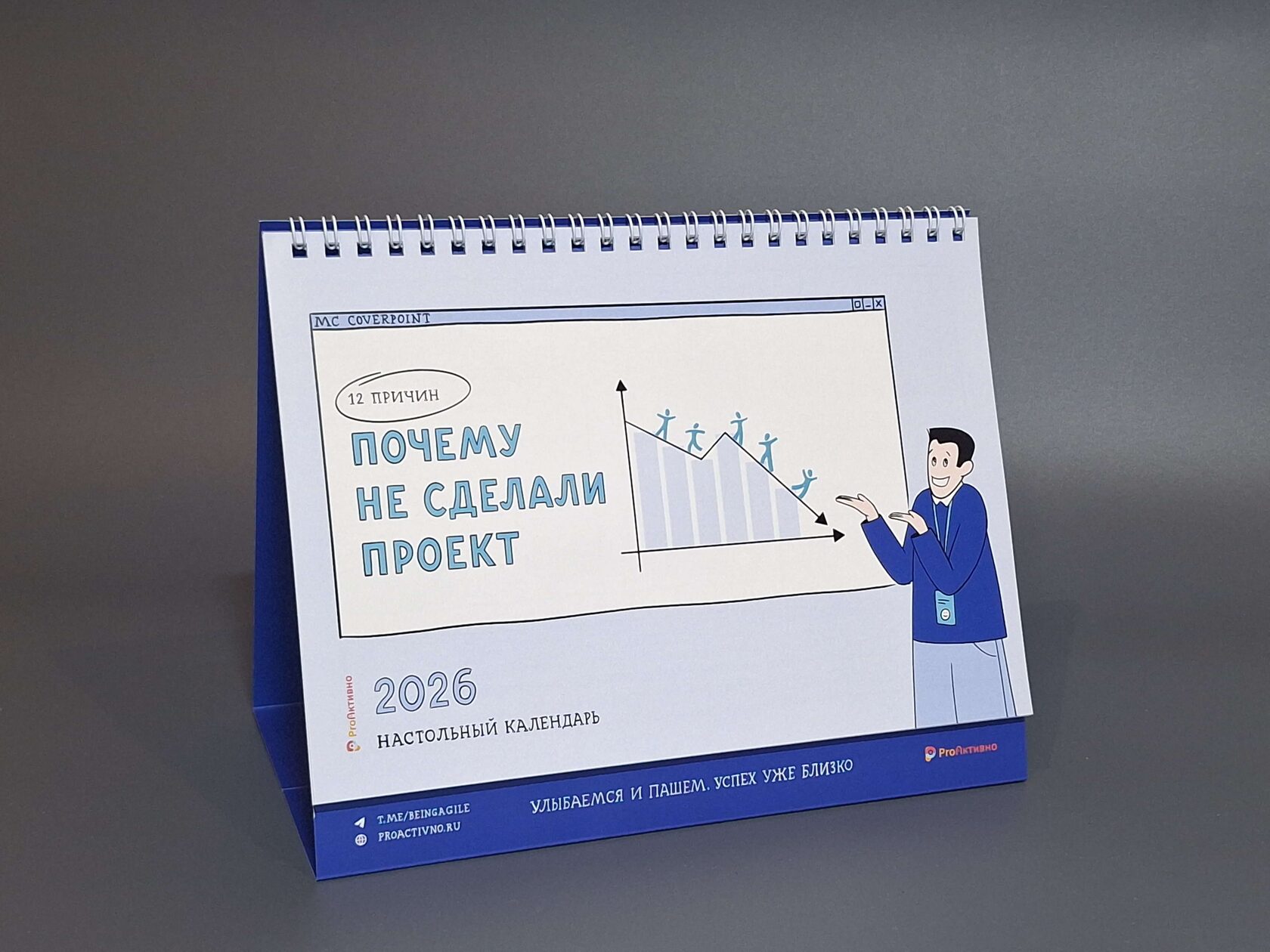 Настольный календарь «12 причин почему не сделали проект»