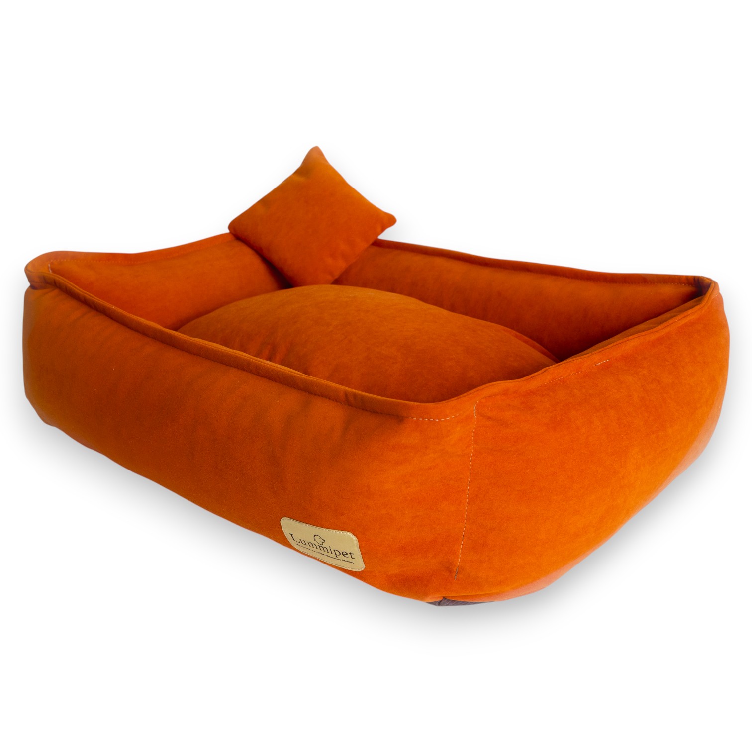 лежанка прямая оранжевая 