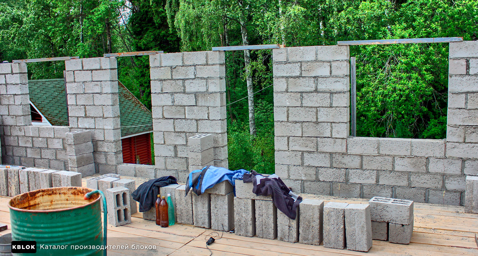 Строительство дома из керамзитобетонных блоков - плюсы и минусы