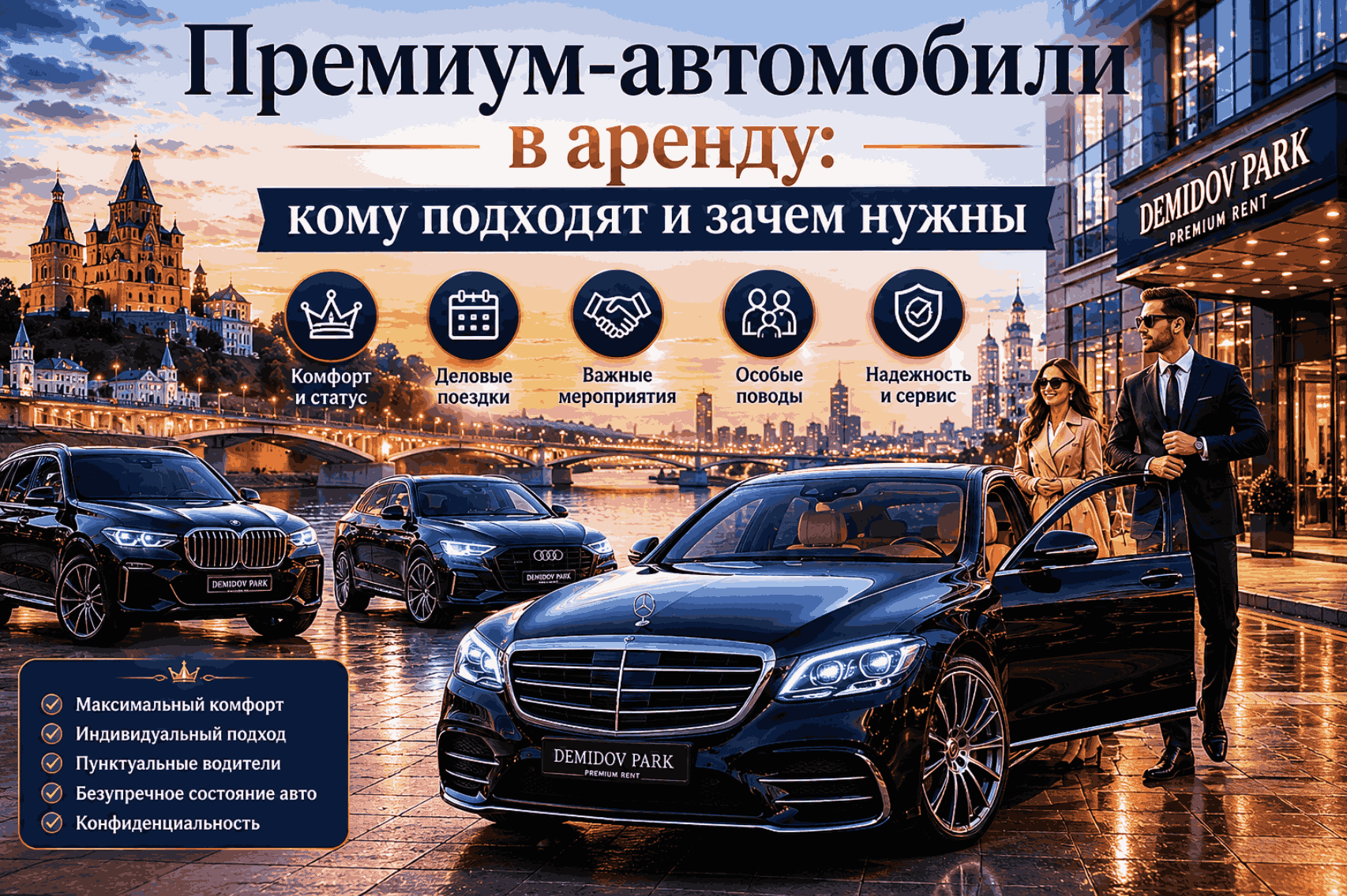 Премиум-автомобили в аренду: кому подходят и зачем нужны | Автопрокат Демидов Парк