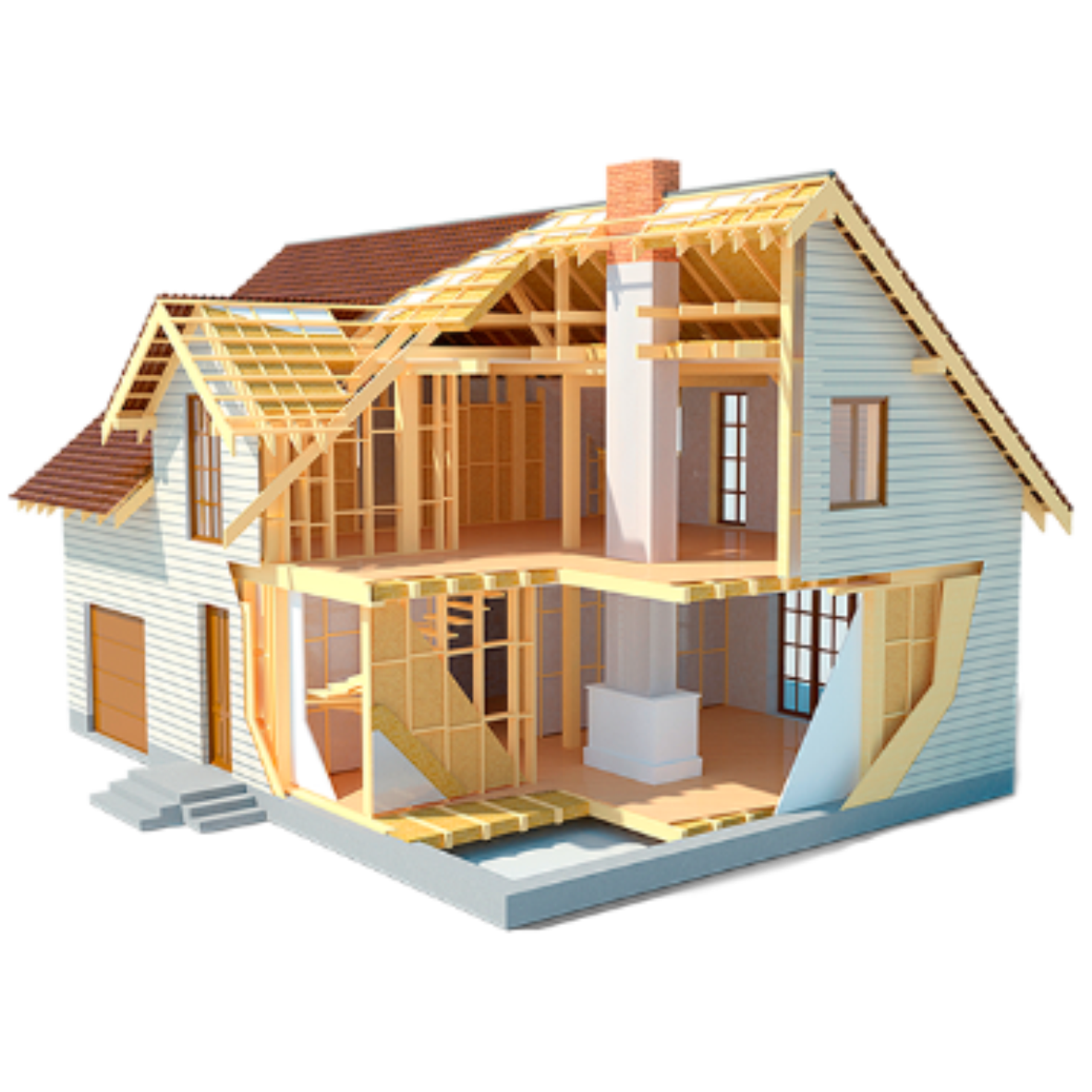 Утепление домов эковатой