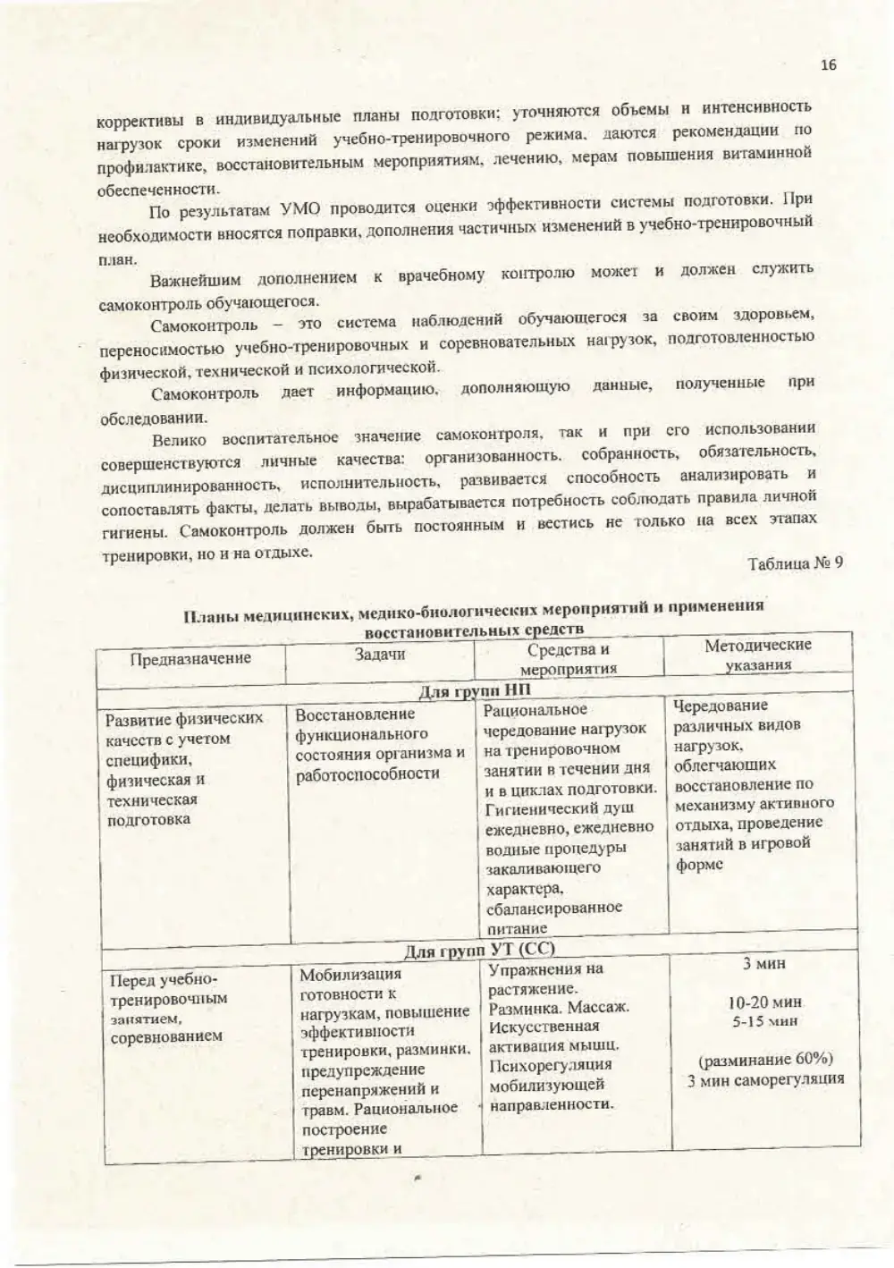 Программа спортивной подготовки, страница 16