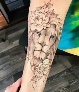 Тату львов — лучших фото татуировок года