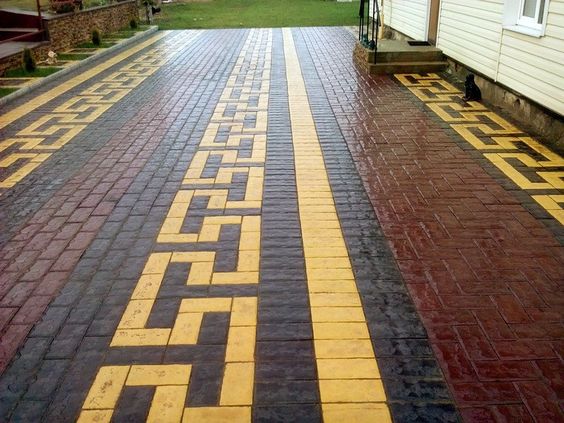 Краска для тротуарной плитки: виды и особенности работы с ней