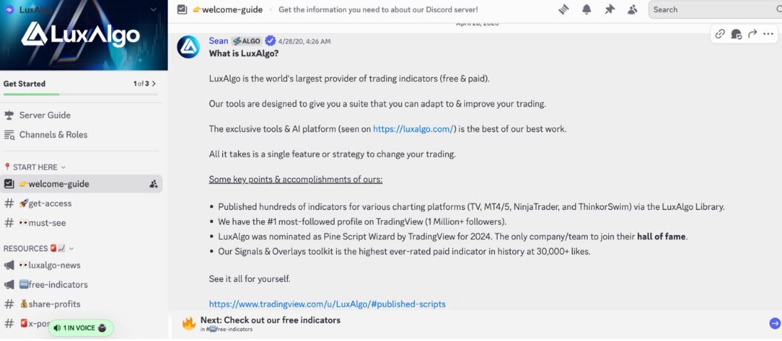 LuxAlgo Community: Best for Algorithmic Trading
