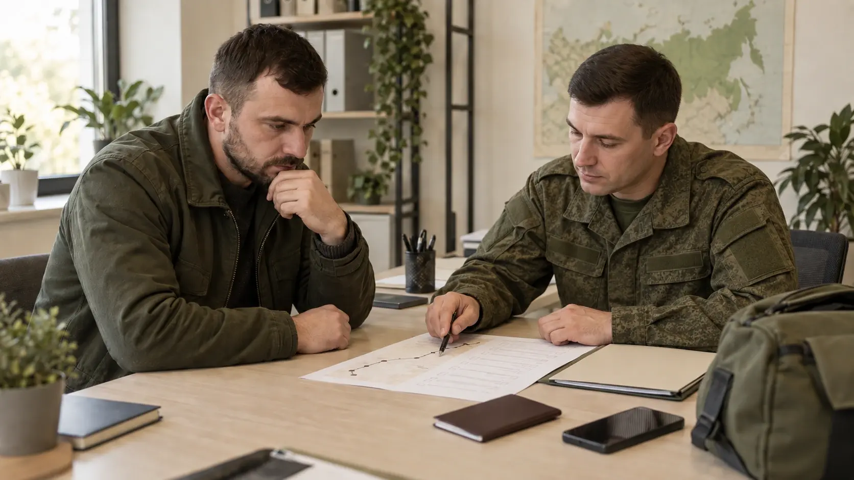 Кандидат из Молдовы обсуждает документы и маршрут перед поездкой