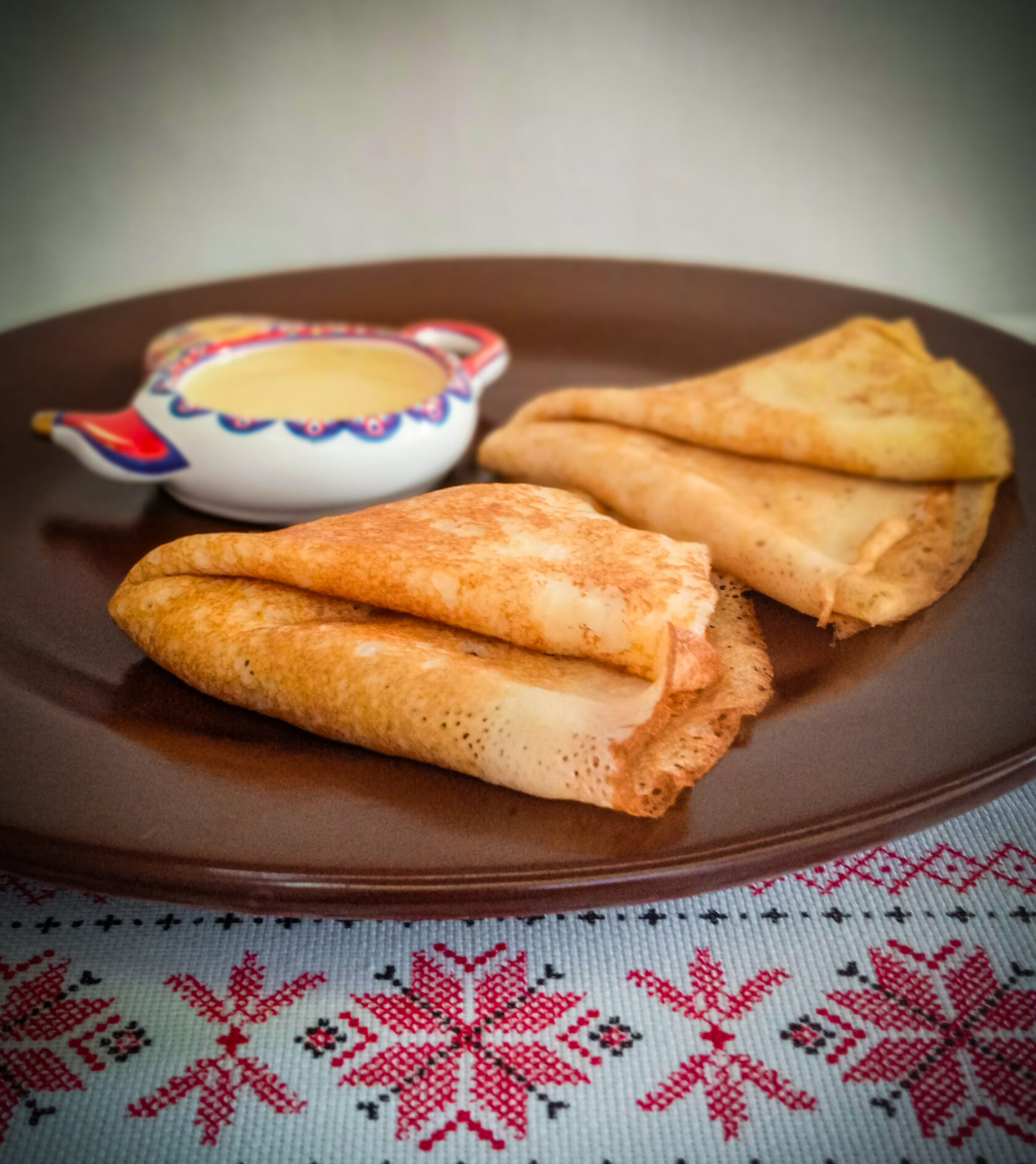 Блины со сгущенкой