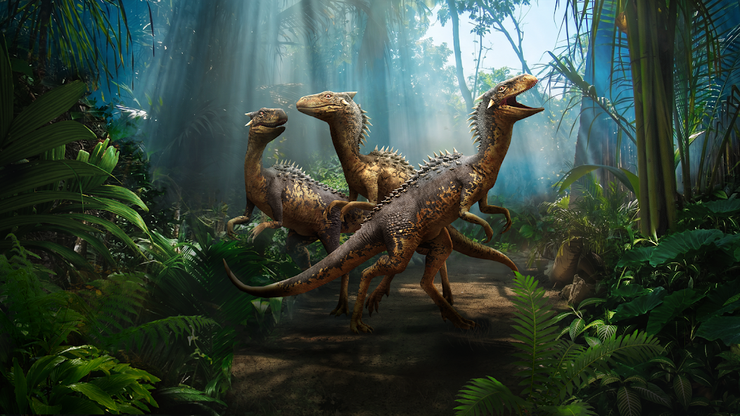 Jurassic World Alive игра про динозавров на телефон