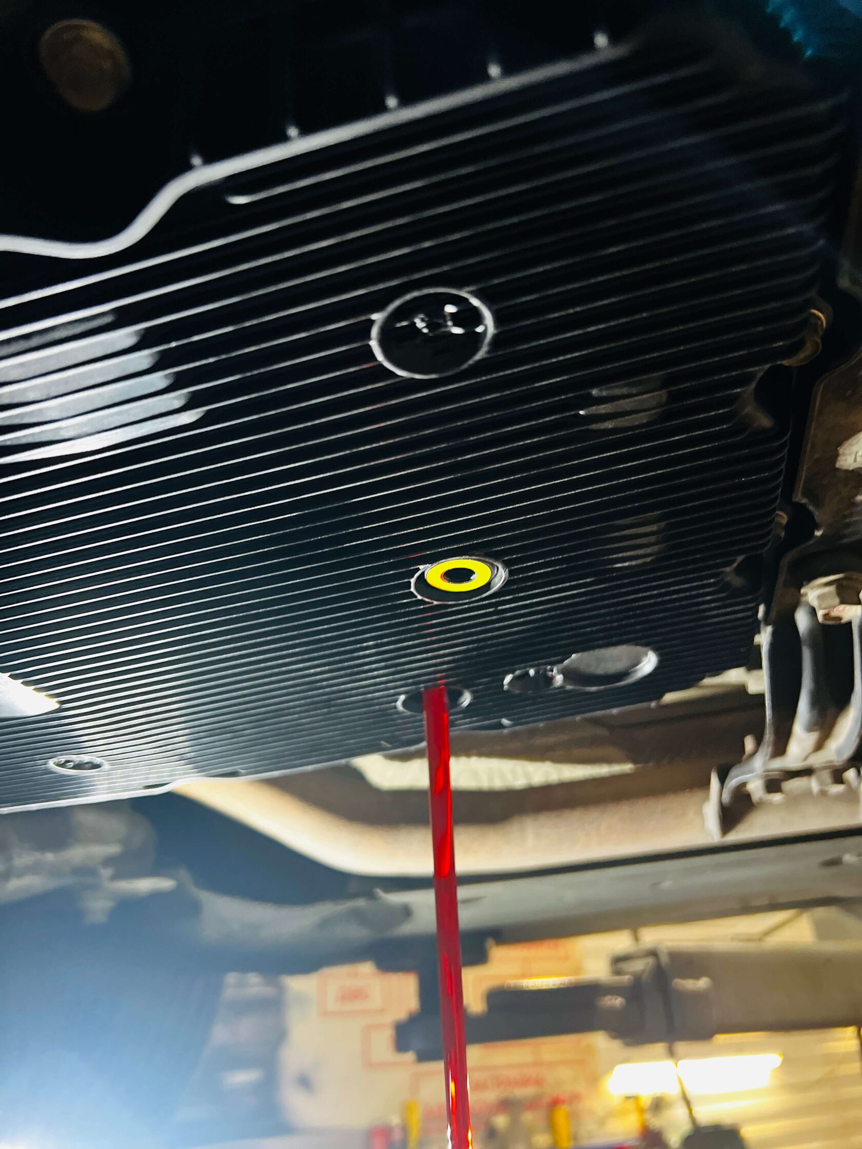 Выставление уровня масла KIA Stinger