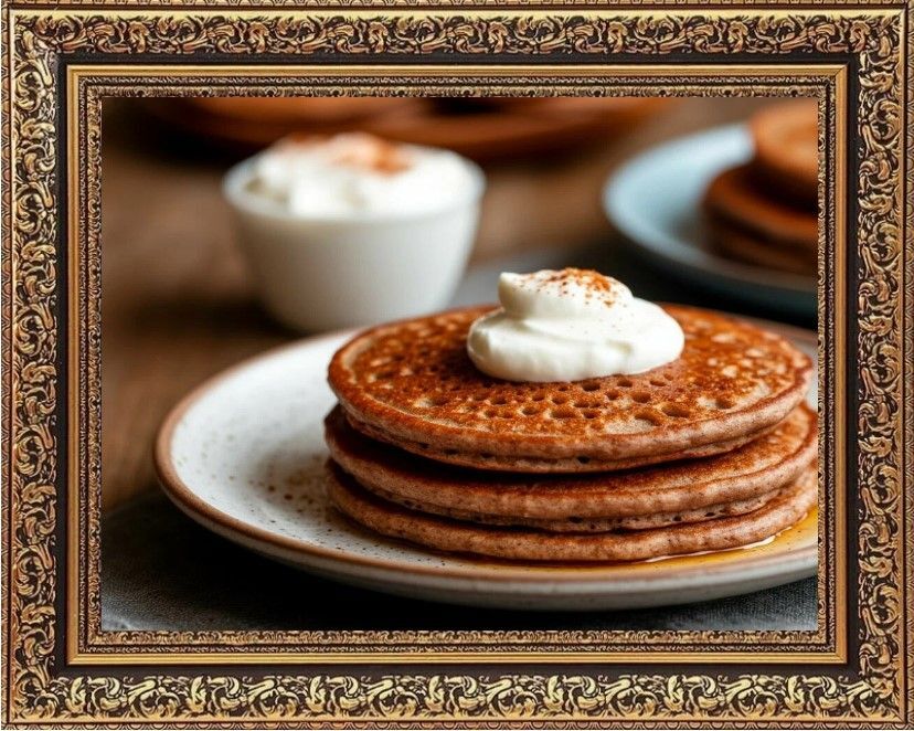 гречневые блины на молоке с пшеничной мукой