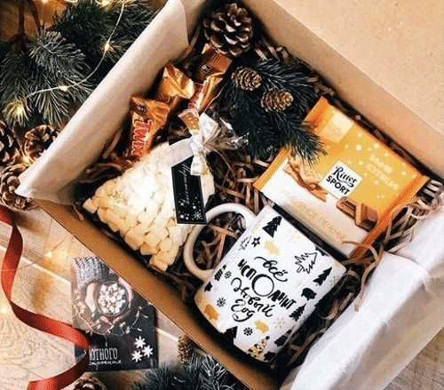 необычный новогодний подарок девушке. необычный новогодний подарок девушке. новогодний набор. интересные подарки на новый год. необычный подарок девушке.