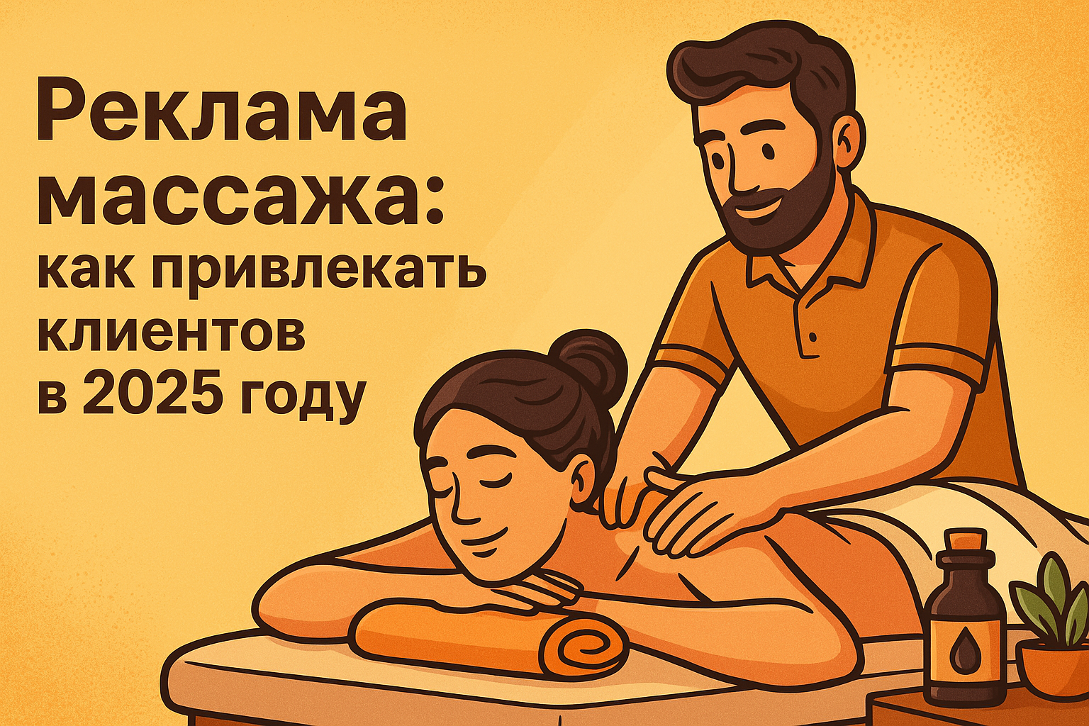 Реклама и продвижение массажа