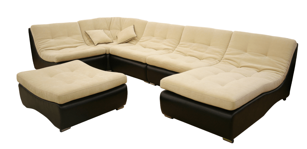 диван модульный двухцветный