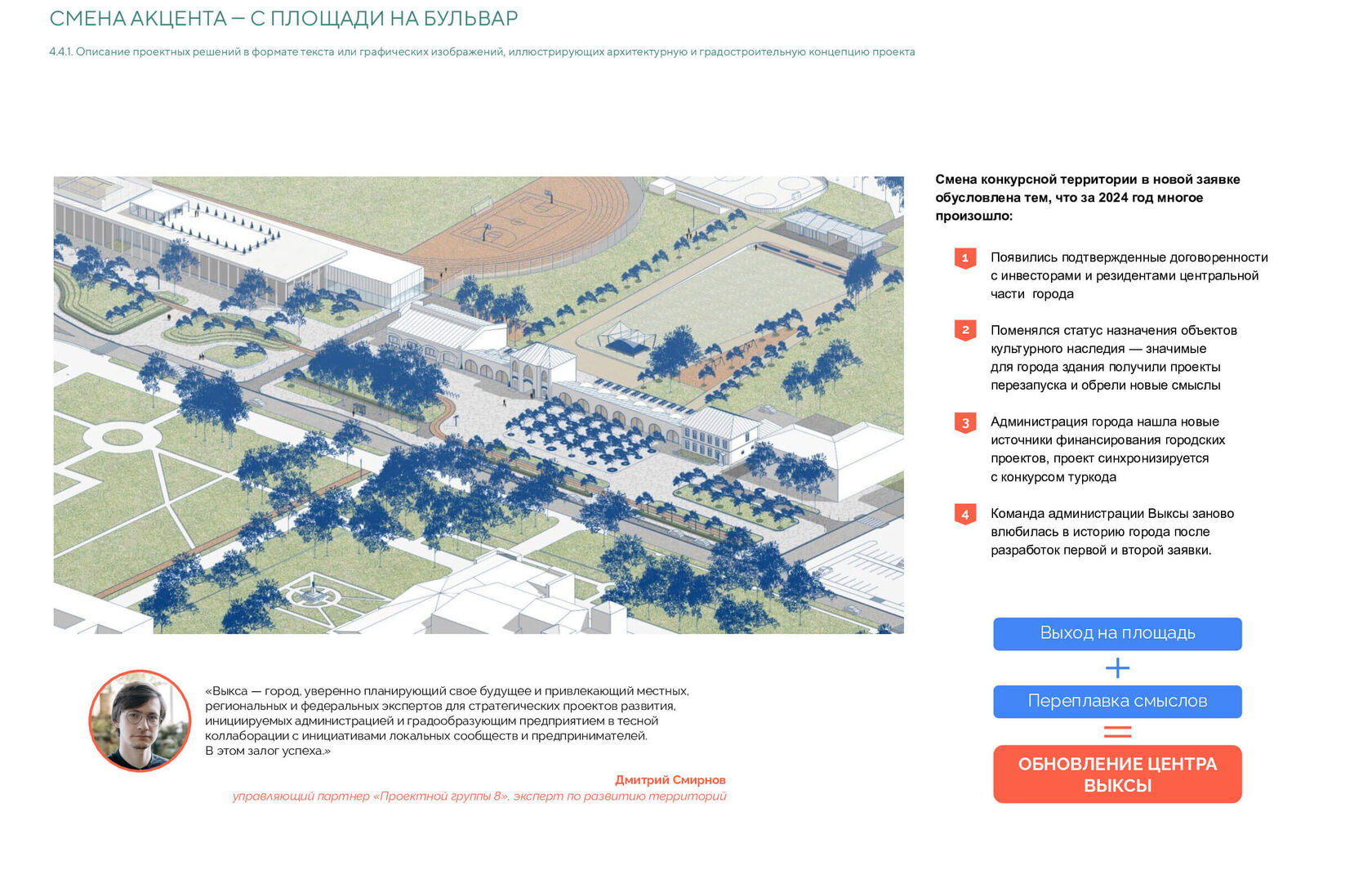 Переплавка смыслов. Ревитализация центра Выксы