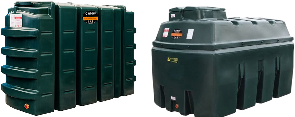 Single skin and bunded oil tank options for domestic oil tank replacement