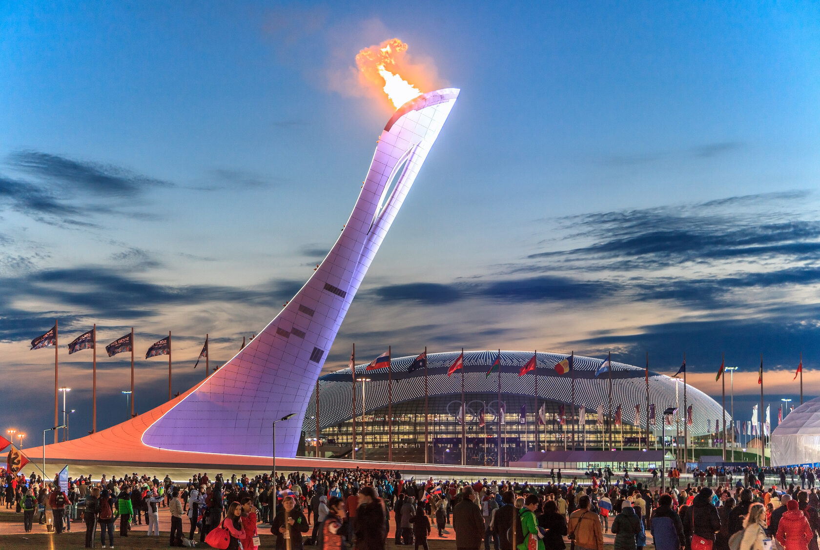 Факел Сочи Олимпийские игры парк