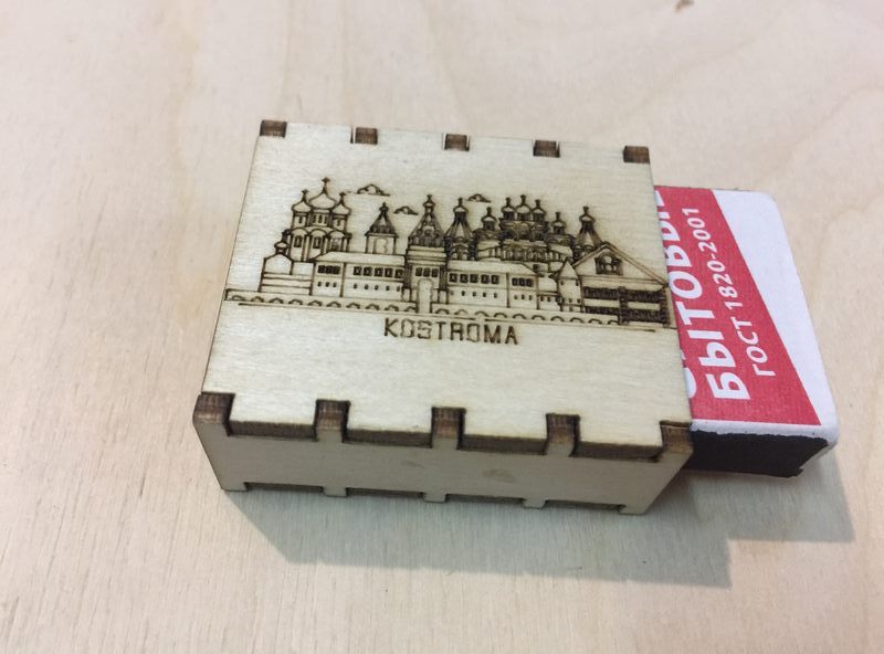 Спички сувенирные на магните города России - Кострома