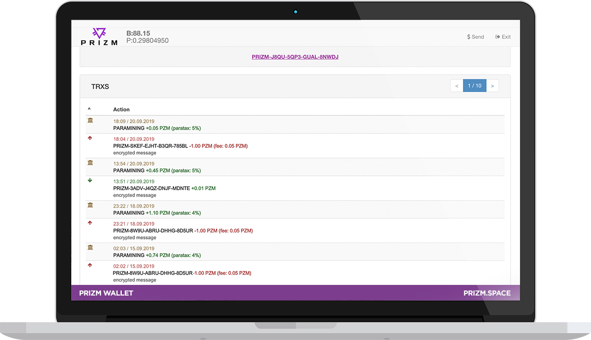 Prizm Wallet, Кошелек Prizm, Prizm wallet osx windows web