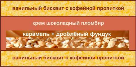 торт Сникерс