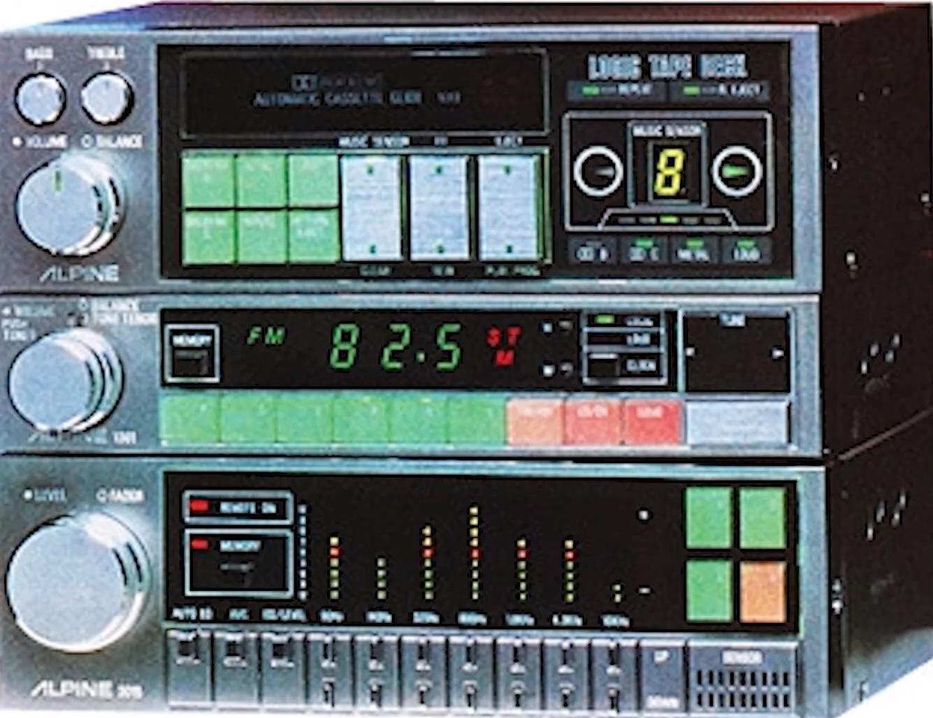 старые магнитолы alpine