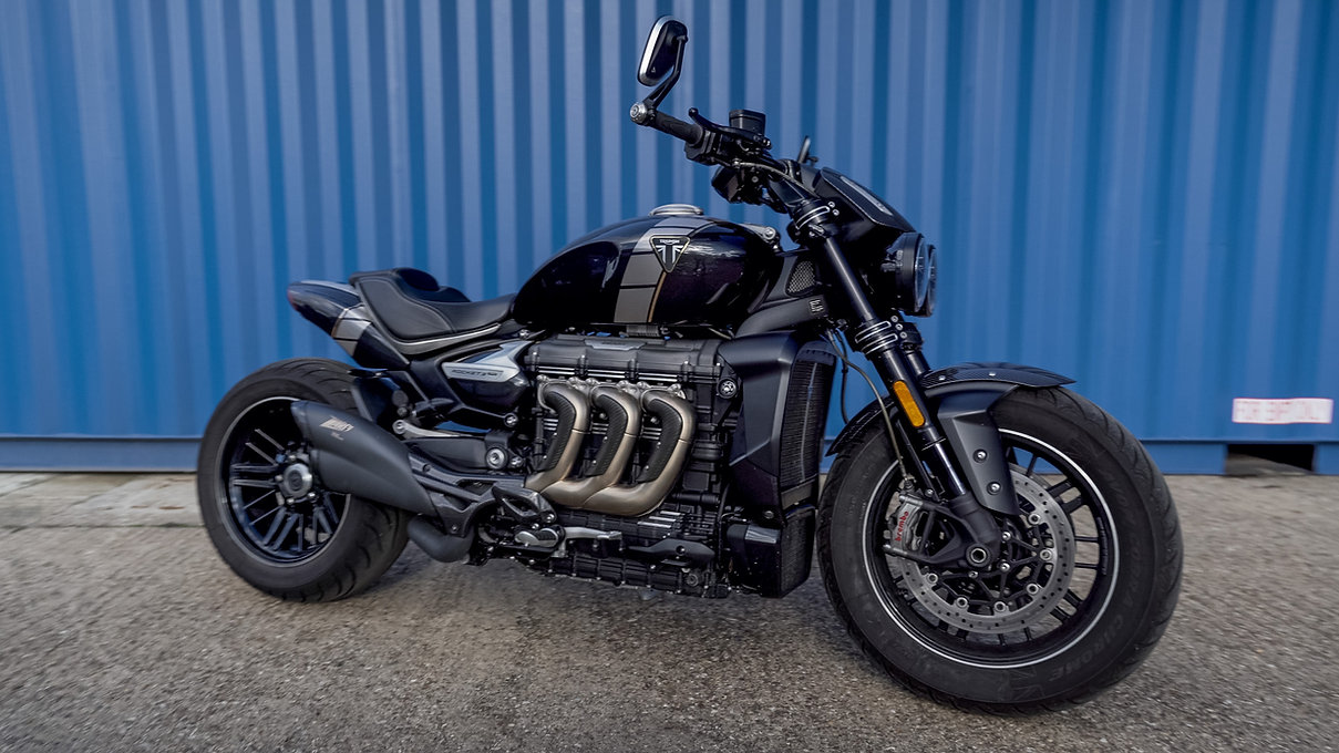 Triumph Rocket 3 c компрессором на 300 л.с.