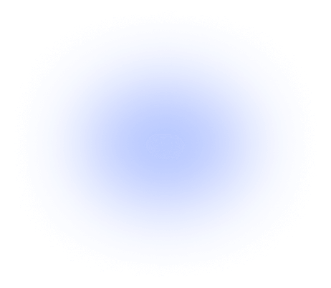 синий прозрачный шар