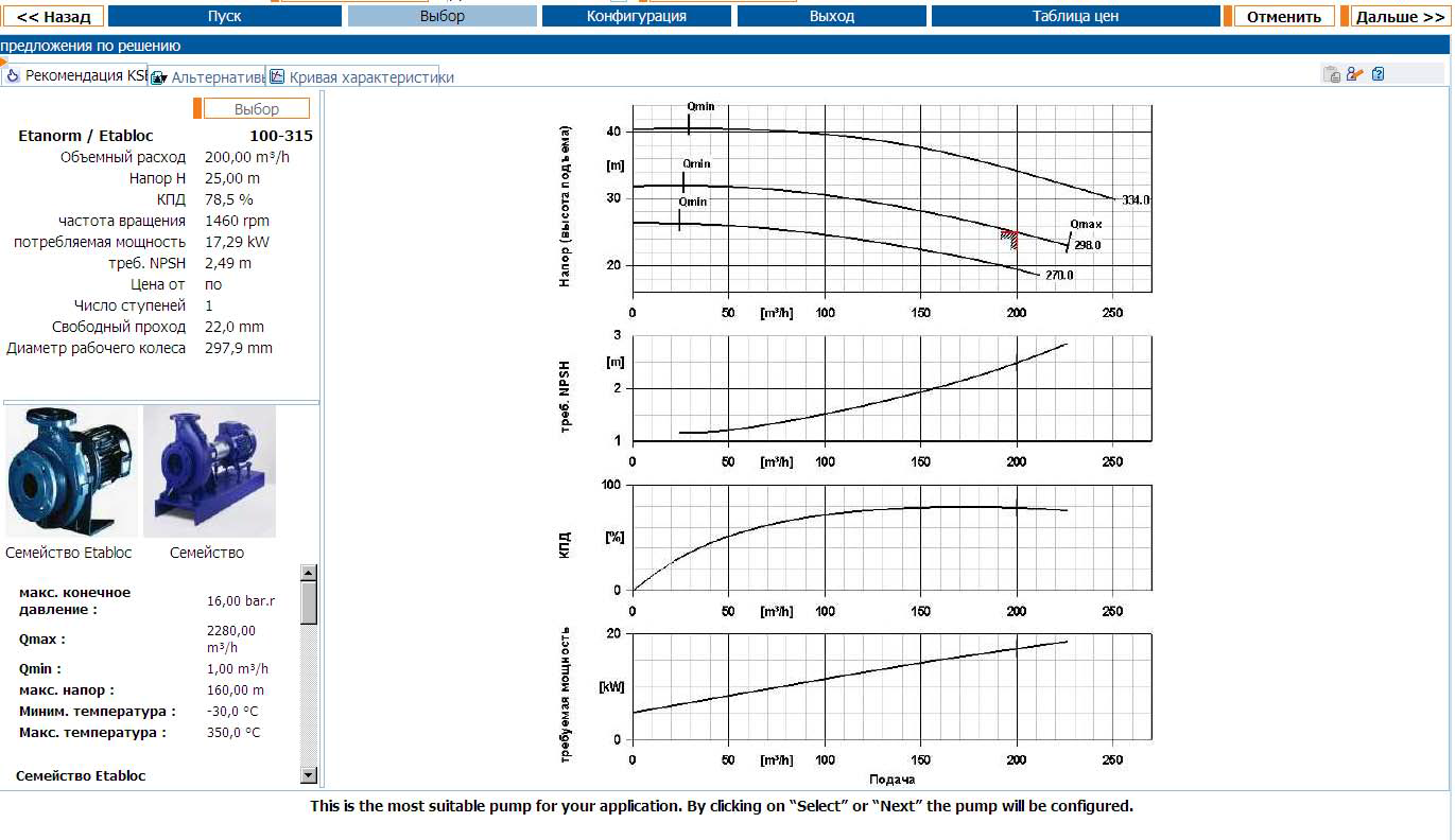 Выбор характеристики. Программа подбора насосов. Кривые для подбора насосов KSB. Как осуществляется подбор насосов. Таблица перистальтических насосов.