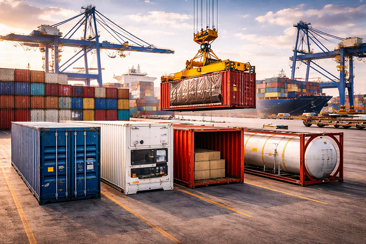 По типу контейнеров