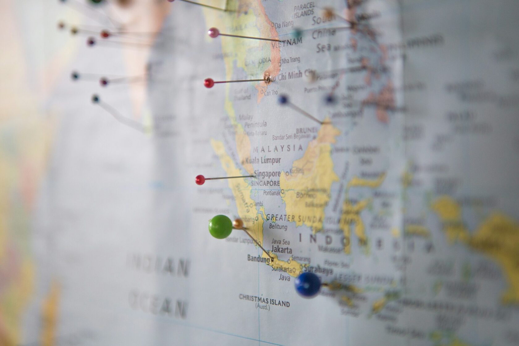 Карта морских маршрутов FESCO между портами Азии и Владивостоком: Shanghai, Ningbo, Xiamen, Yantian, Tianjin/Xingang