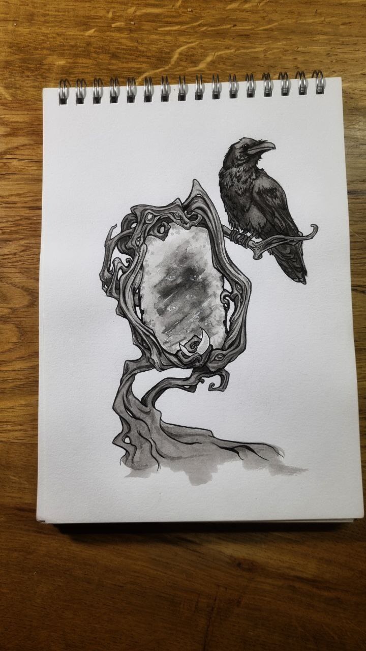 Работы Inktober 2019