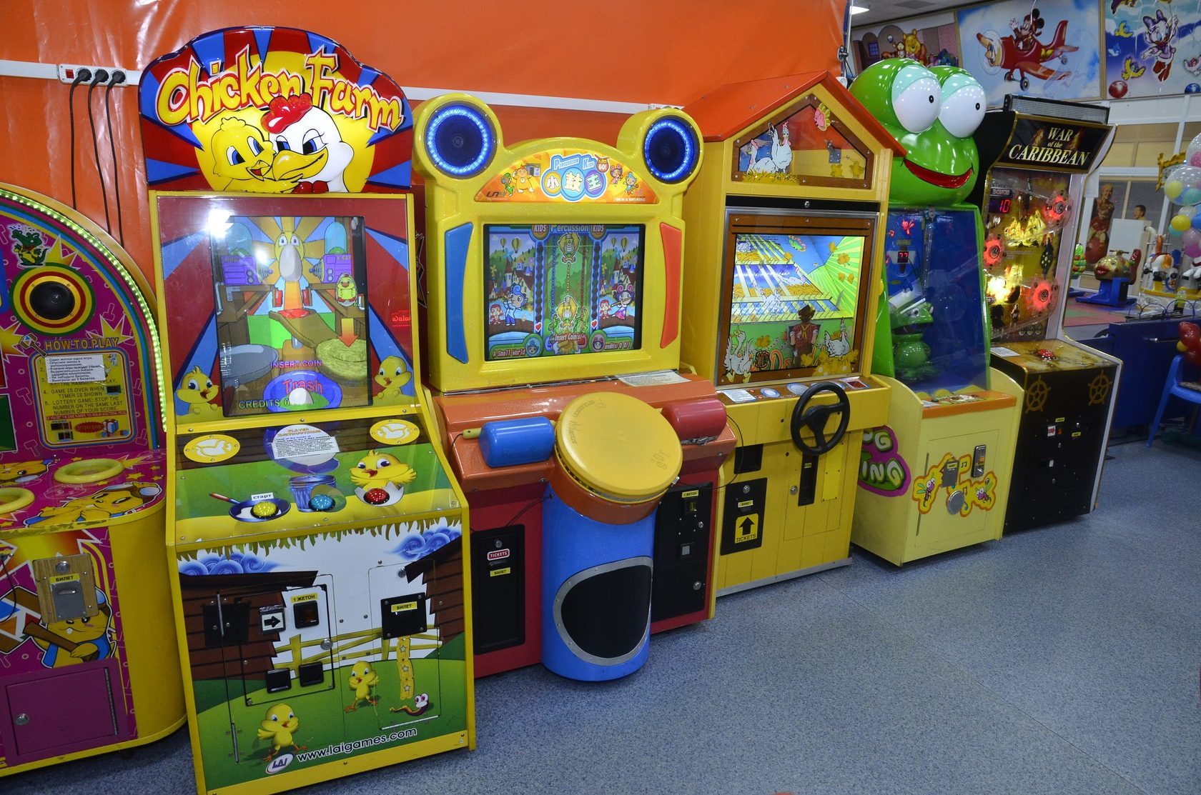 игровые автоматы для парков и аттракционов