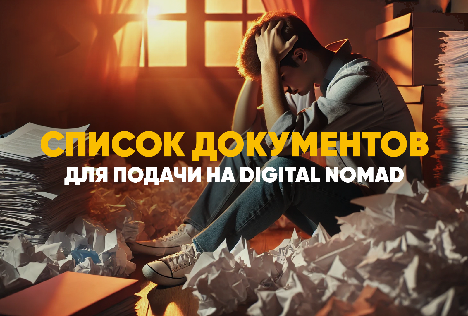 Перечень документов для подачи на ВНЖ для цифровых кочевников в Испании.