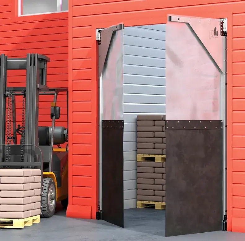 Маятниковые двери ПВХ